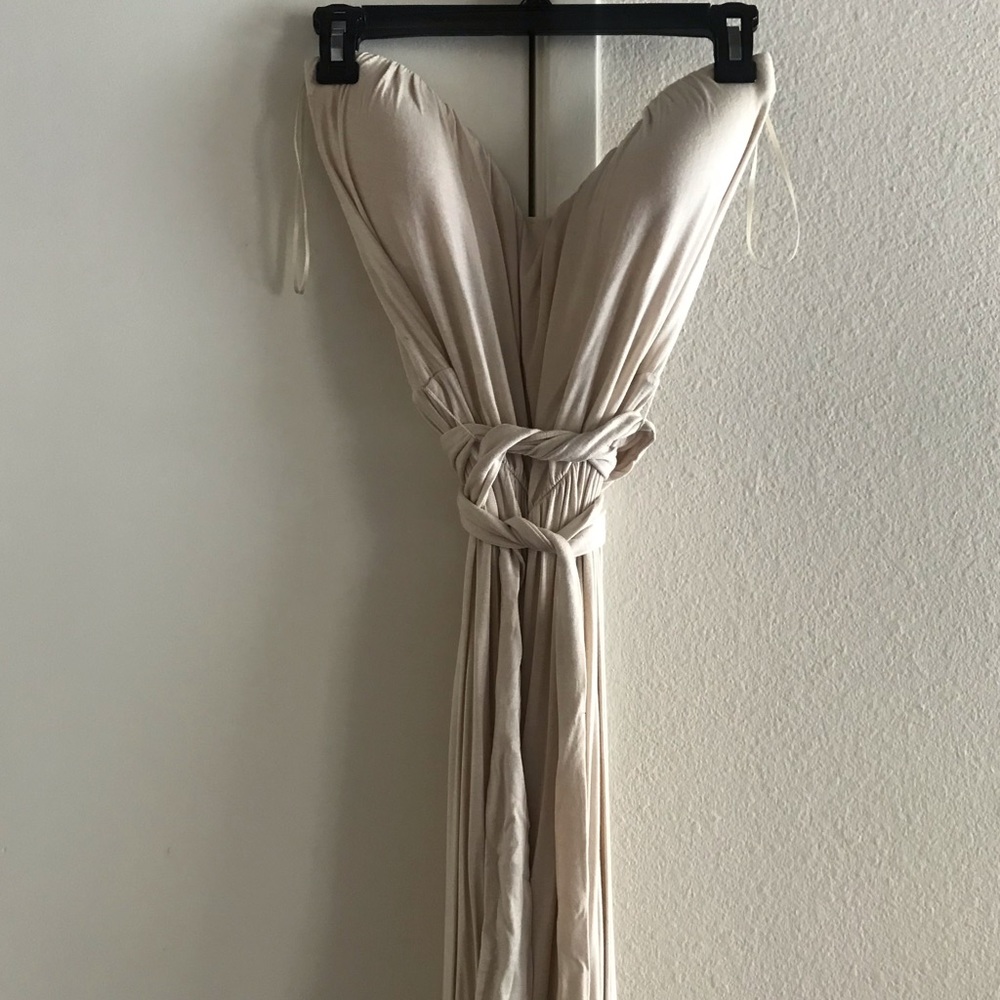 ASOS jersey sweetheart maxi dress